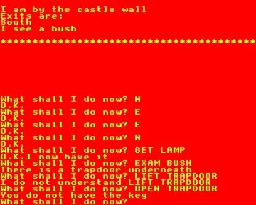 Galadriel In Distress (198x)(Potter Programs) screen shot game playing